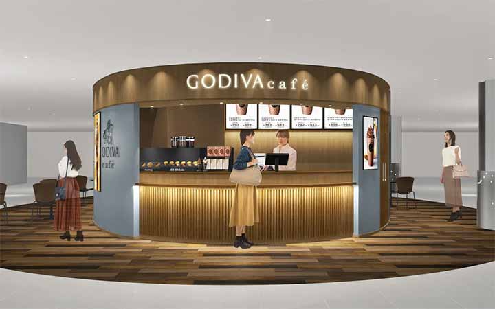 GODIVA café Narita Airport Terminal 1