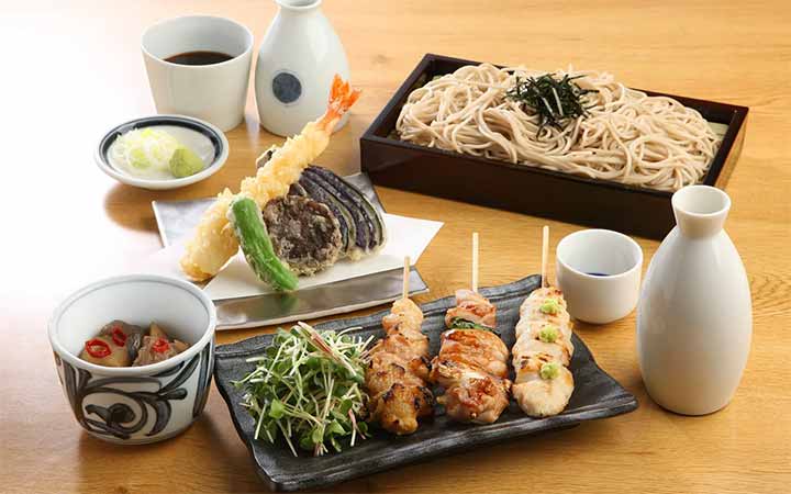 焼鳥 蕎麦  二尺五寸