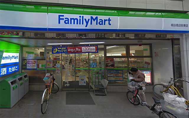 ファミリーマート 桃谷商店街東店