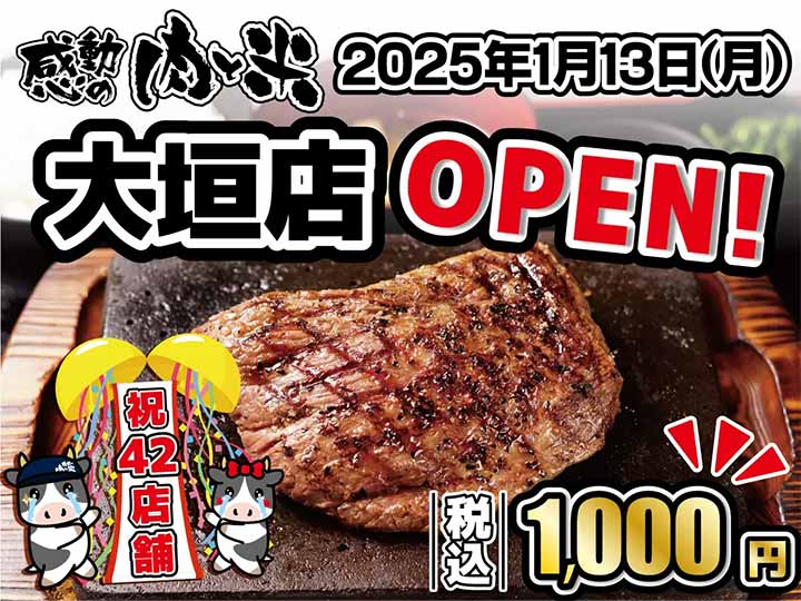 感動の肉と米 大垣店