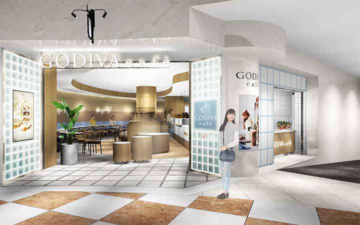 GODIVA café DIAMOR OSAKA
