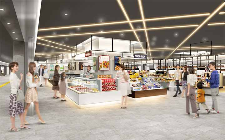 エキュート上野 リニューアル21店舗