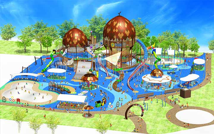 山口きらら博記念公園 複合遊具広場