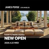 ジェームス パース 阪急メンズ大阪