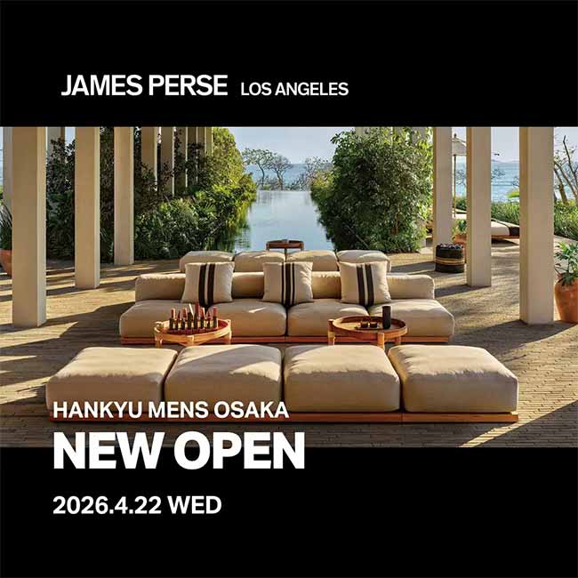 ジェームス パース 阪急メンズ大阪