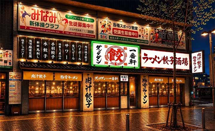 肉汁餃子のダンダダン+一番軒 日比野店