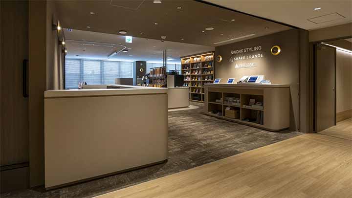 SHARE LOUNGE ワークスタイリング新千歳空港