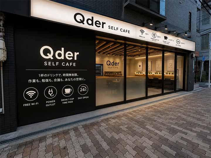 Qderセルフカフェ 西田辺駅店