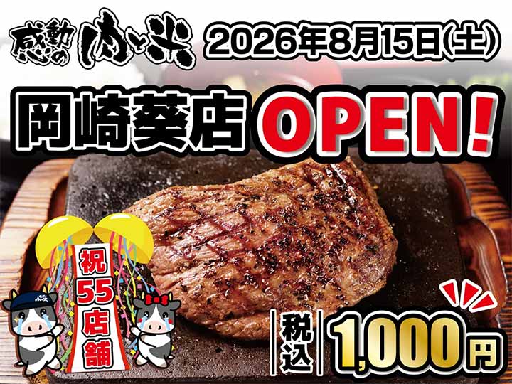 感動の肉と米 岡崎葵店