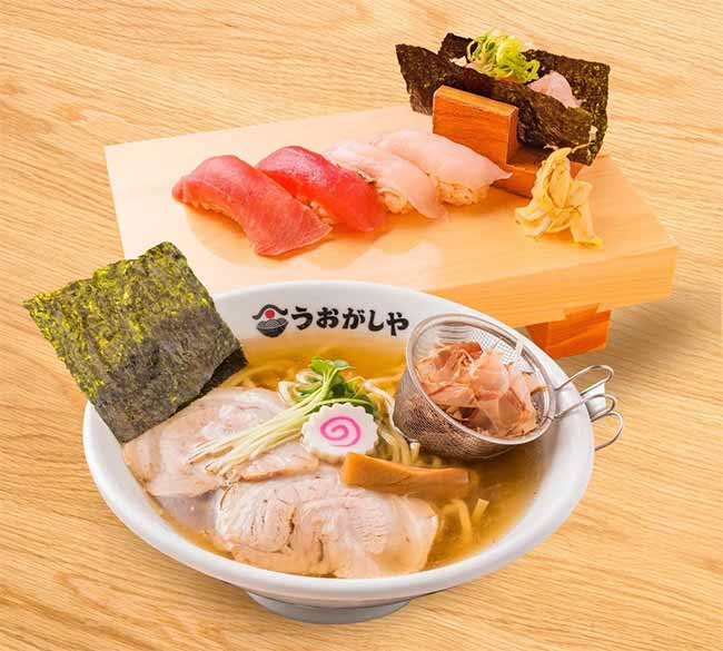 鮨とラーメン うおがしや 中目黒